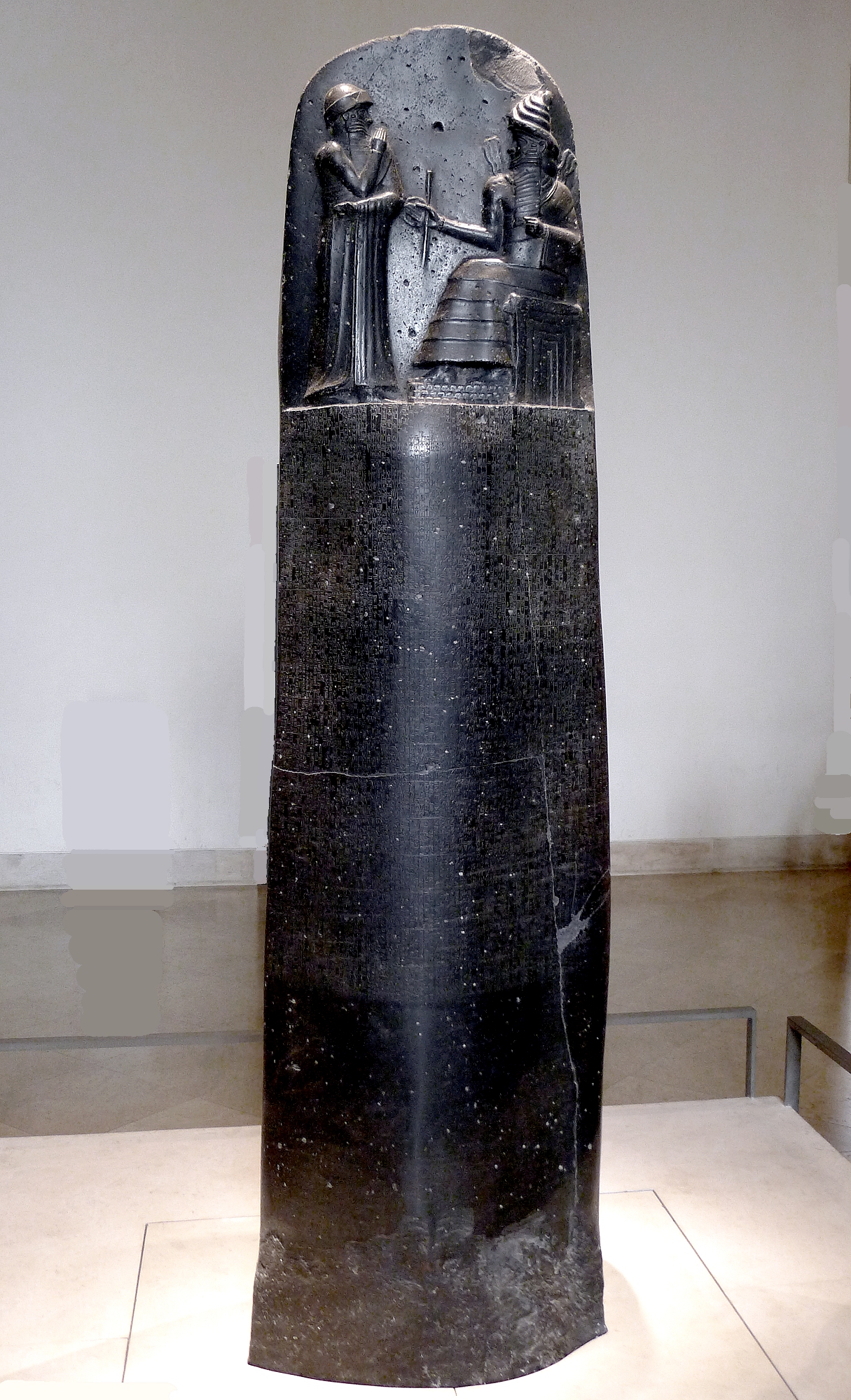 La stèle du Code d'Hammourabi