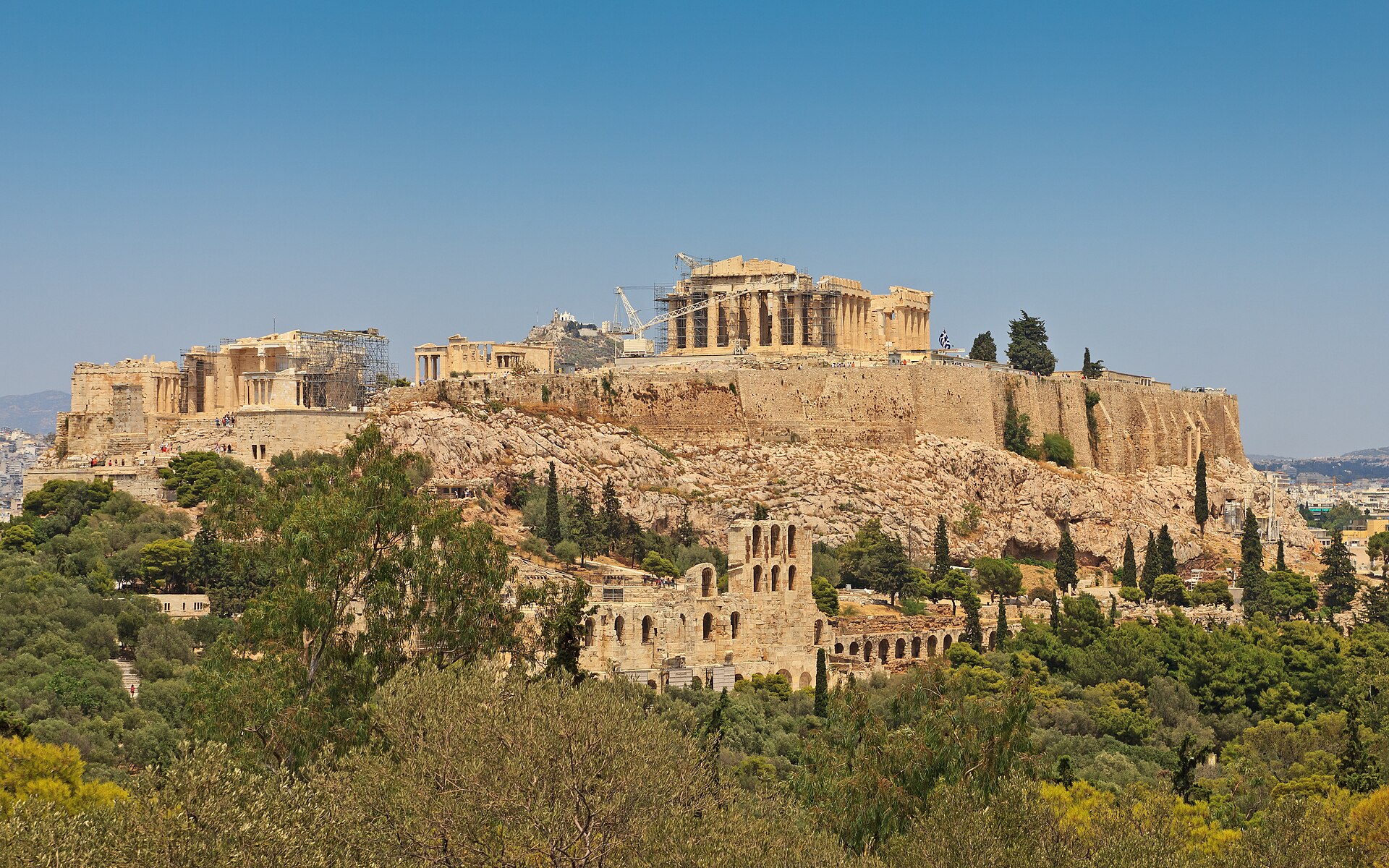 L'Acropole d'Athènes, la colline sacrée qui domine la ville
