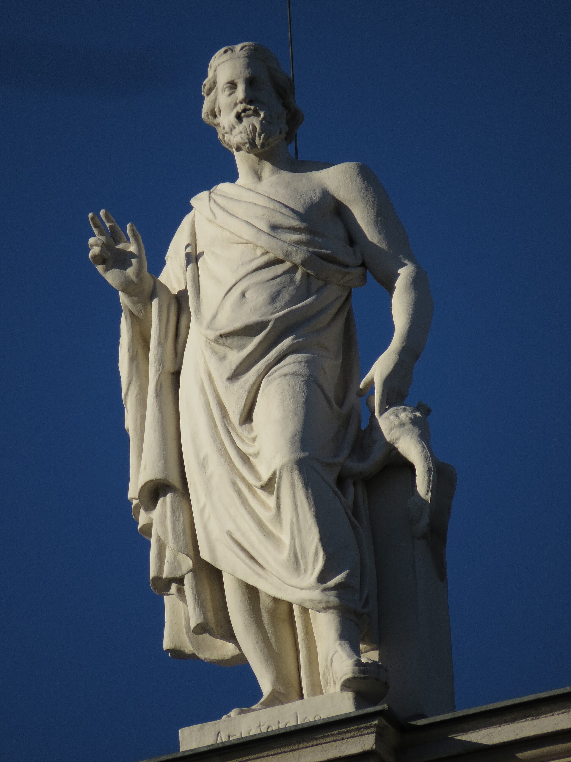 Buste d'Aristote, copie romaine d'un original grec, musée de Vienne
