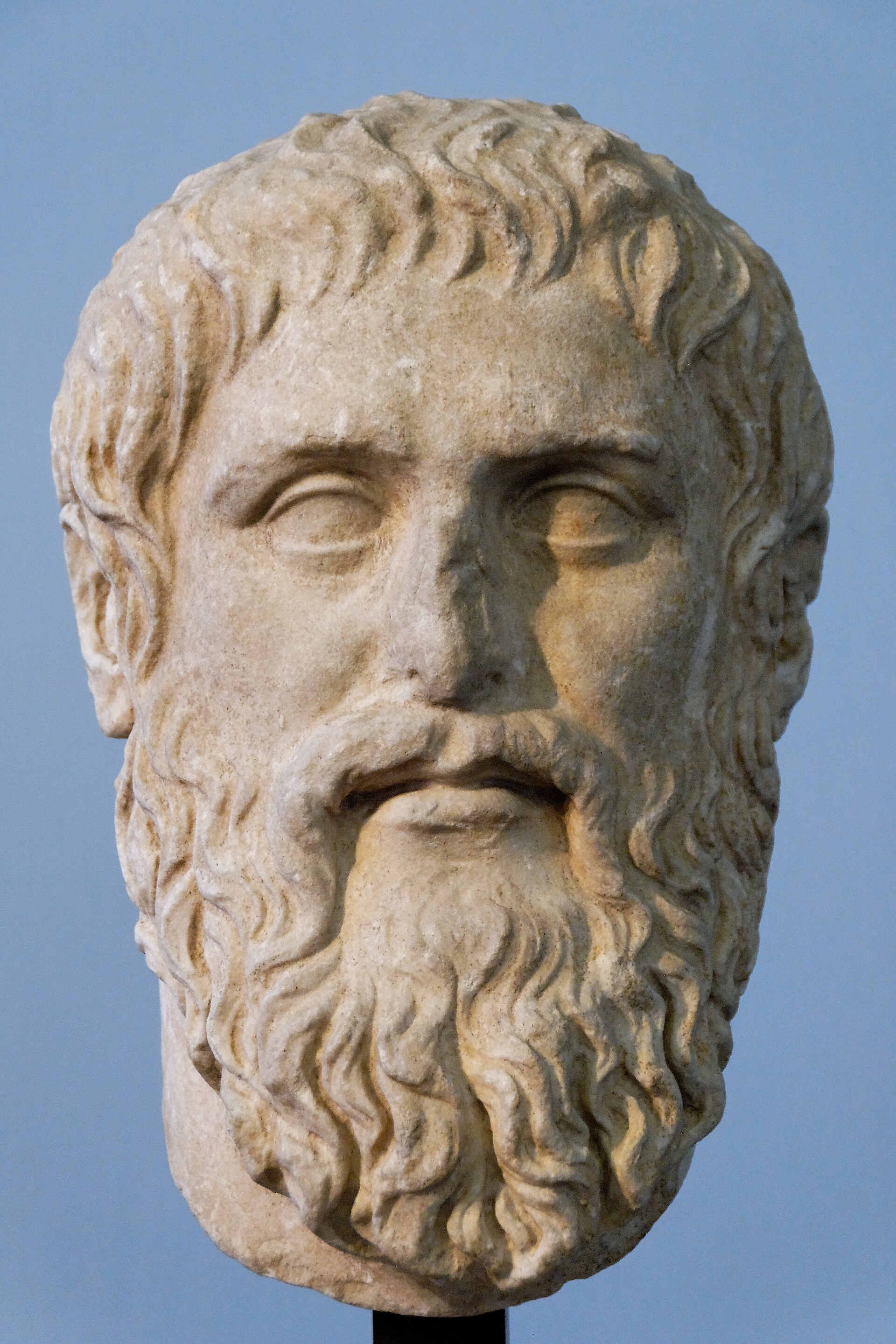 Buste de Platon, copie du portrait sculpté pour l'Académie d'Athènes