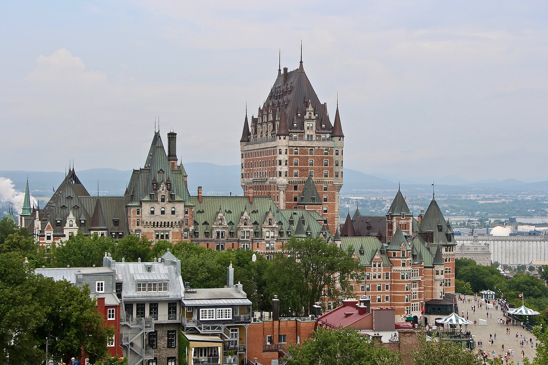 Le Château Frontenac domine la Haute-Ville