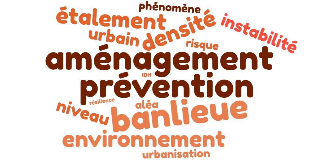 Les concepts liés à la ville soumise à des risques naturels