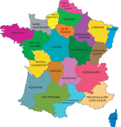 La région Île-de-France et ses départements