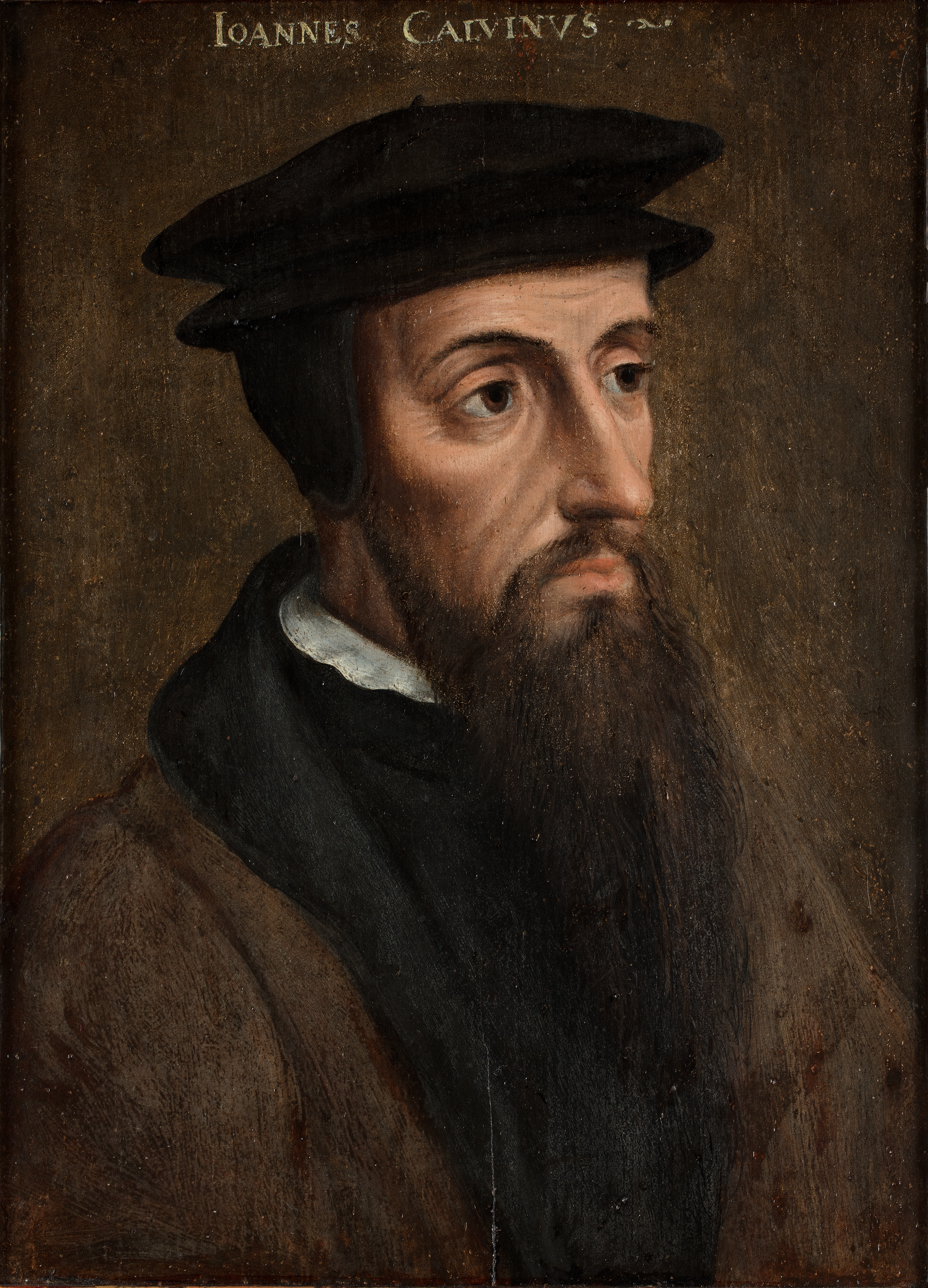 Jean Calvin, portrait anonyme vers 1550