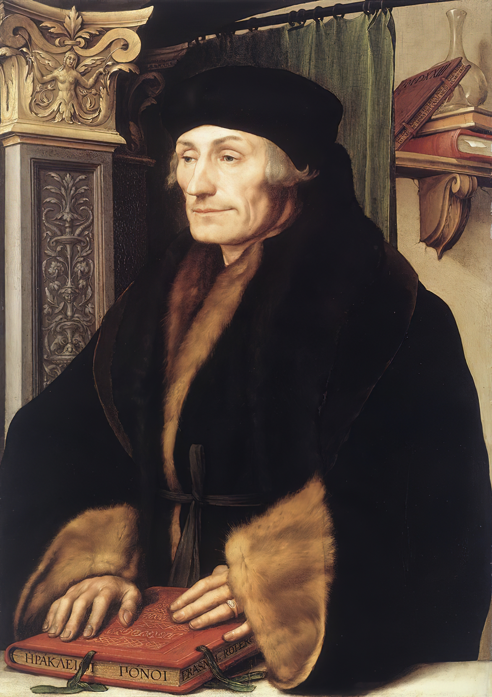 Érasme de Rotterdam, par Hans Holbein le Jeune
