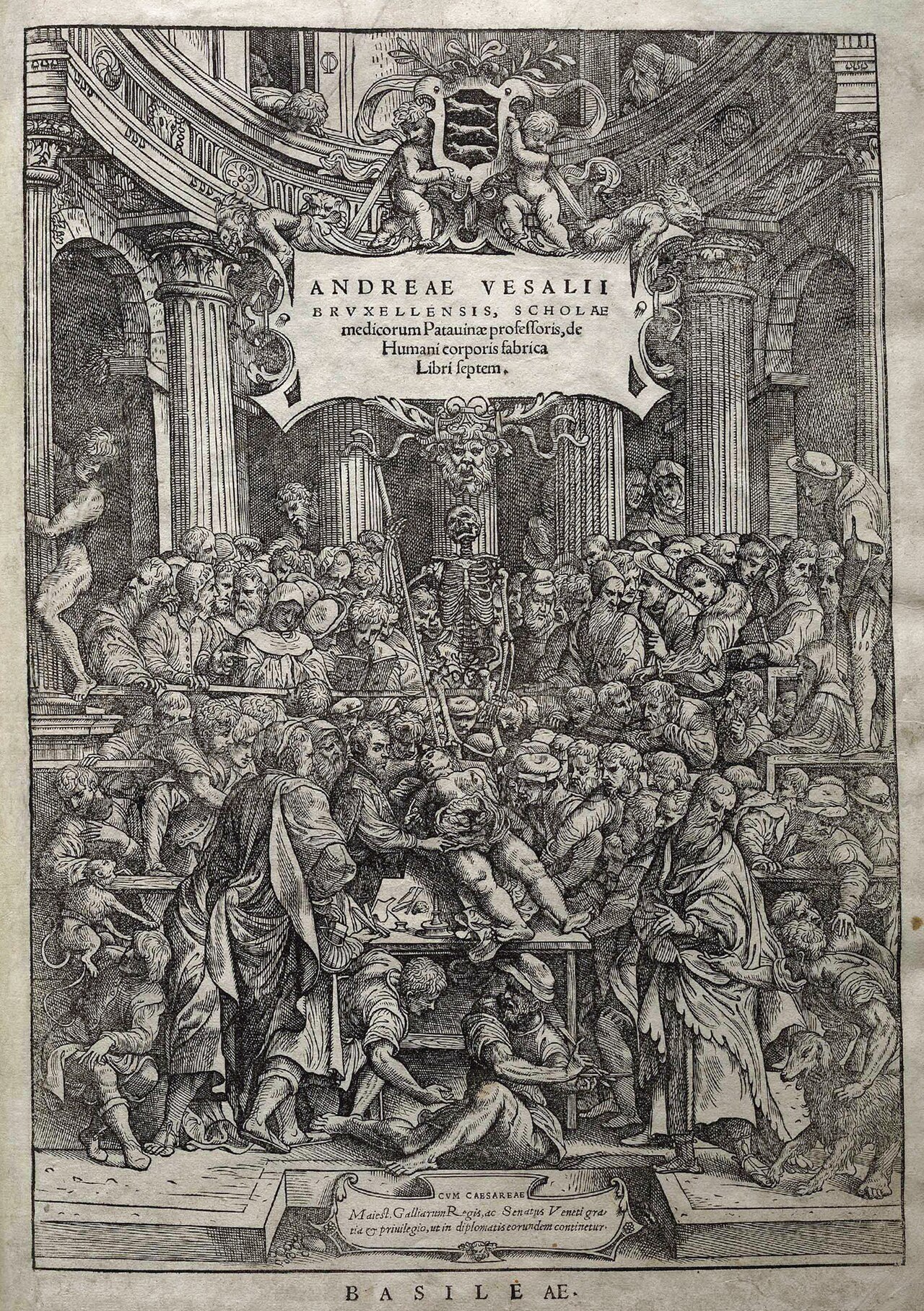 Le frontispice de De humani corporis fabrica
