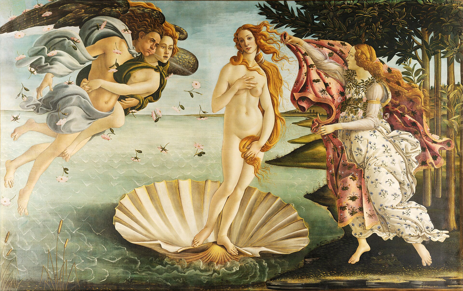 La naissance de Vénus, tableau de Sandro Botticelli