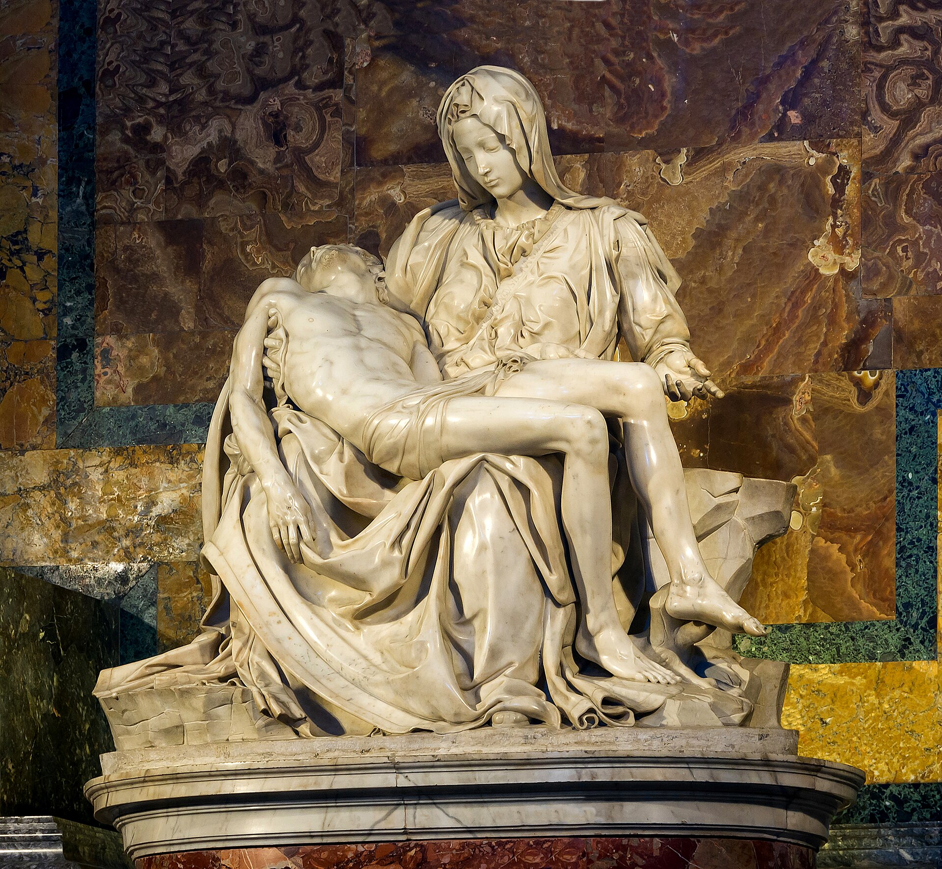 La Pietà de Michel-Ange, basilique Saint-Pierre de Rome