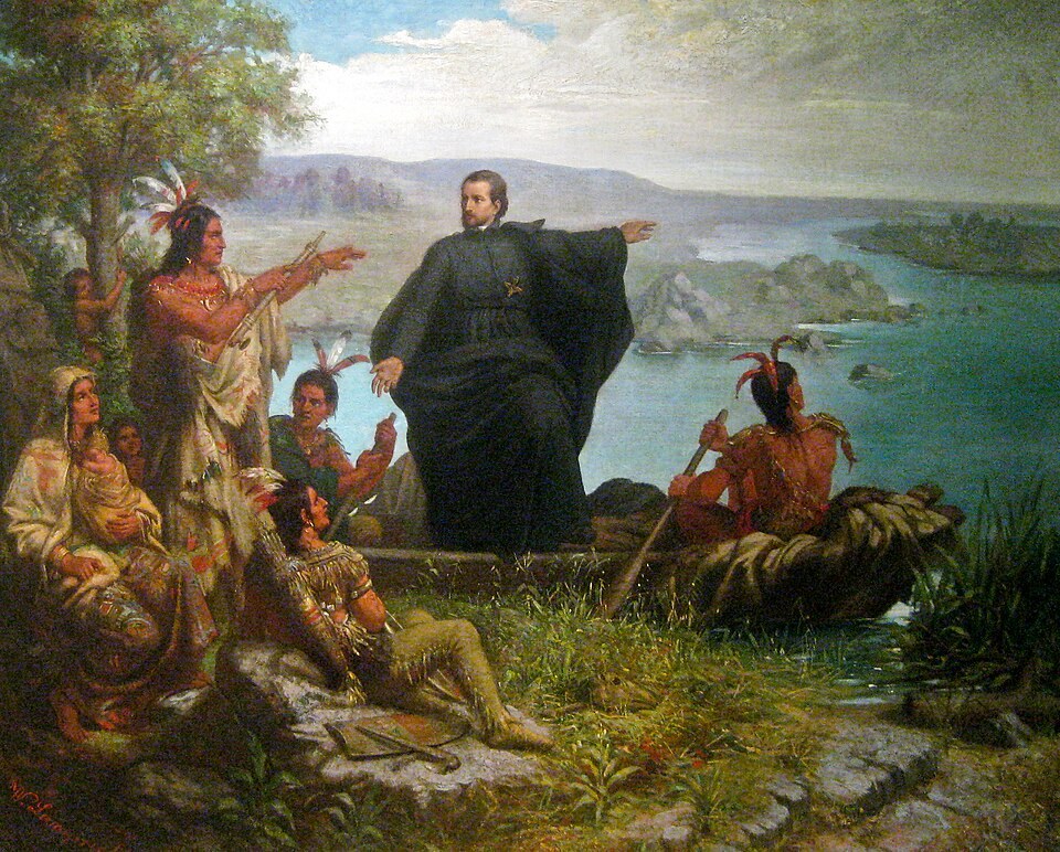 Le missionnaire jésuite Jacques Marquette