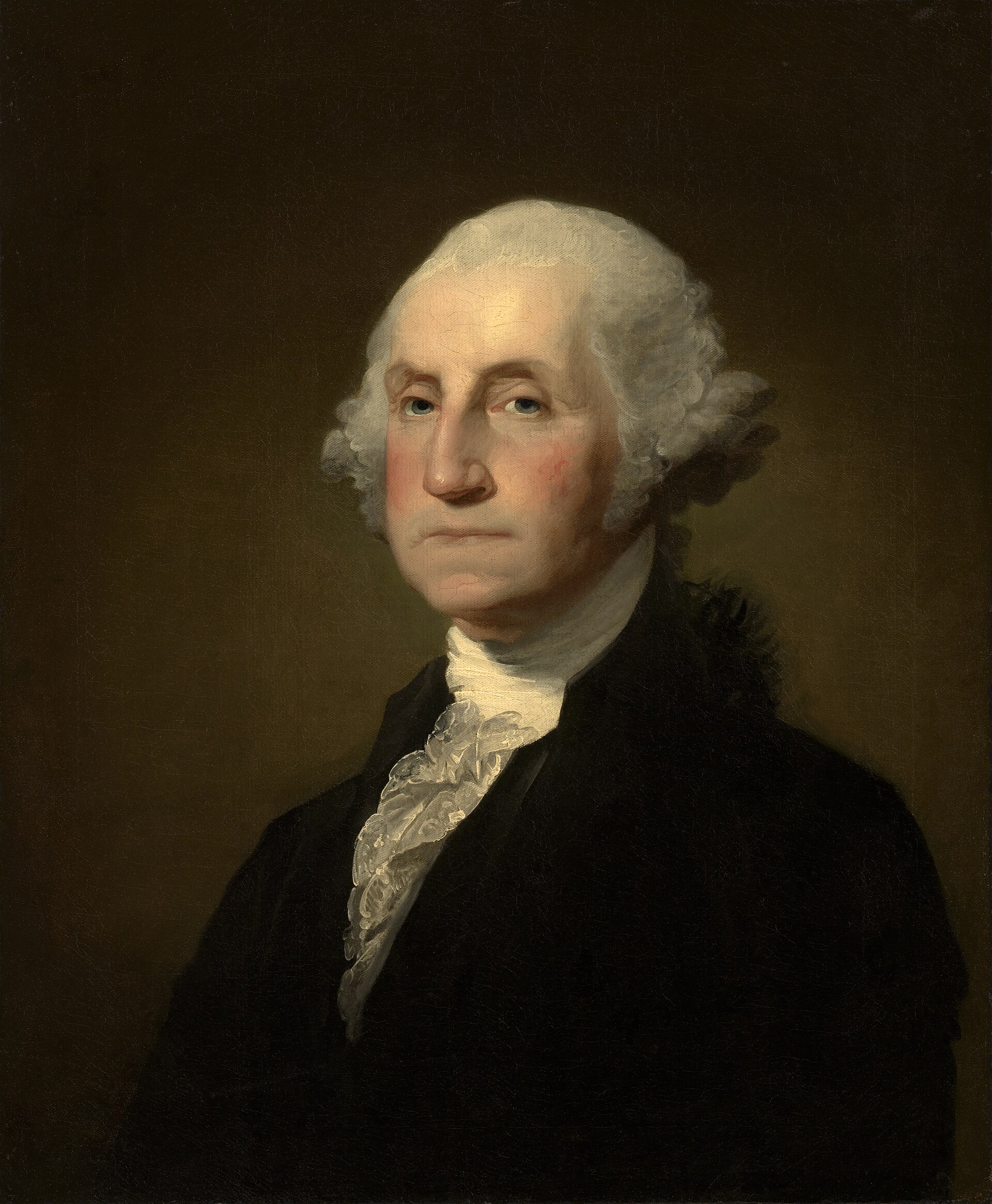 George Washington, premier président des États-Unis, par Gilbert Stuart