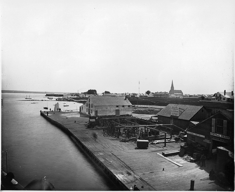 Le port de Sault-Sainte-Marie en 1884