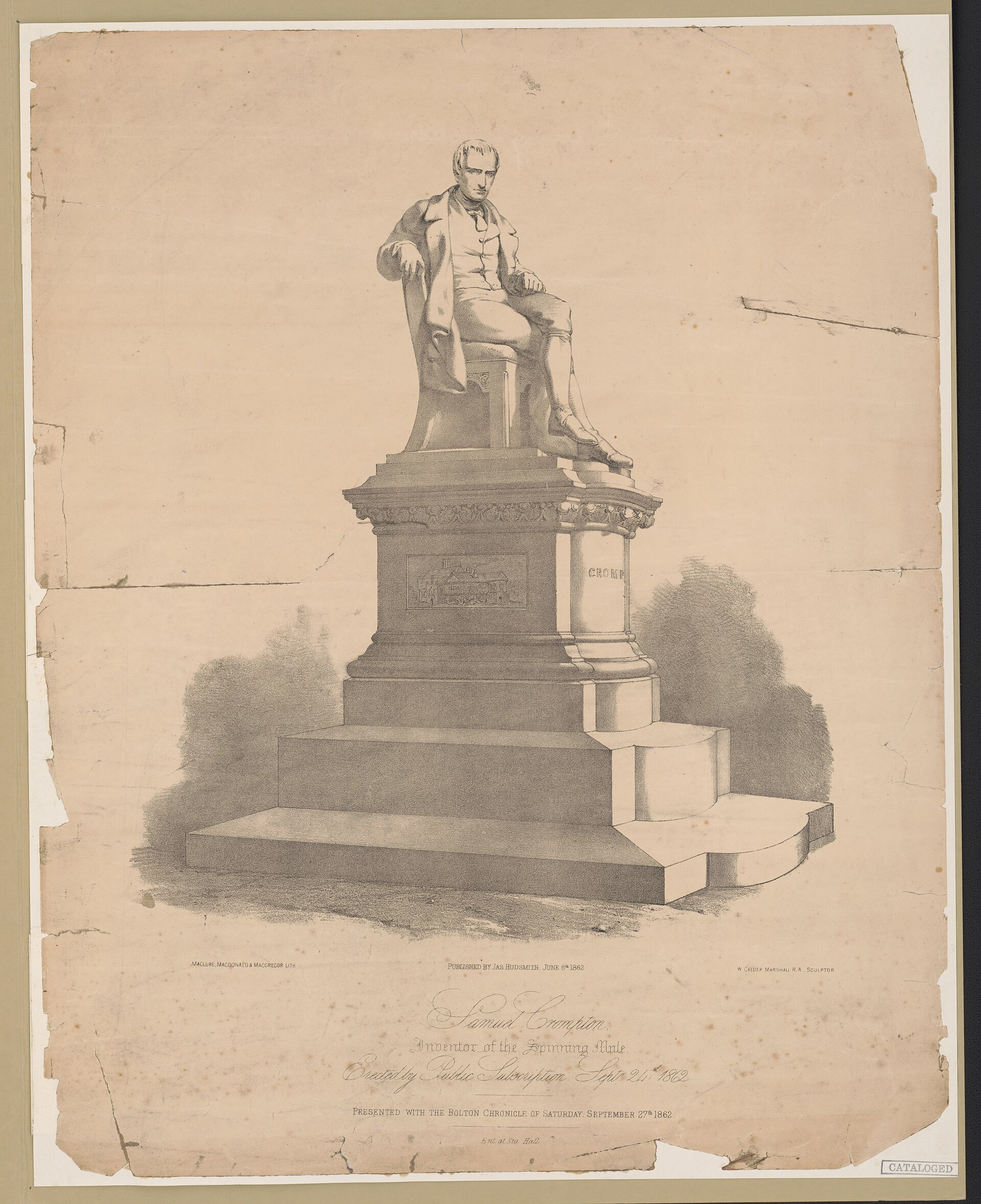Samuel Crompton, inventeur de la mule-jenny
