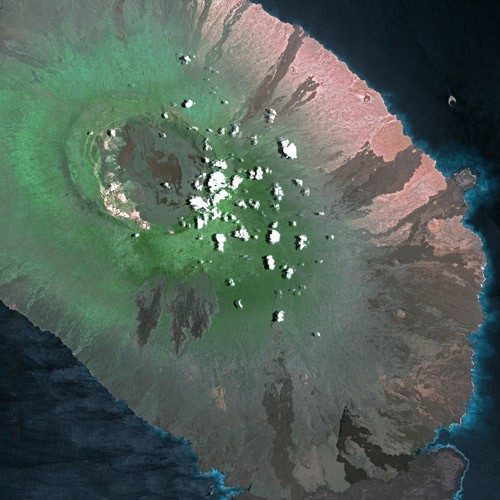 Les Galápagos vues par le satellite SPOT